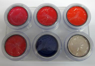 Wasser Make-up 6er UV Fluorfarben Palette